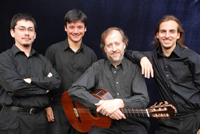El Cuarteto de Guitarras de Chile se presentará el jueves 14 de agosto a las 19:30 hrs. en la sala Isidora Zegers. En la oportunidad estrenarán la obra "Lafkenmapu", de Rafael Díaz.