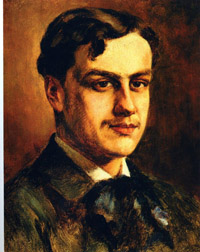 Juan Francisco González. Retrato de Augusto D'Halmar. Sin data. Colección MAC