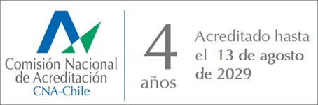 Acreditado por CNA-Chile por 4 años hasta agosto de 2029