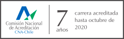 Carrera acreditada por 7 años hasta octubre de 2020, impartida en Santiago, en jornada diurna y modalidad presencial. Acreditadora en Ciencias de la Salud AACS