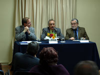 De izquierda a derecha los profesores: Fernando Laiseca, Donato Fernandez y Roberto Durán