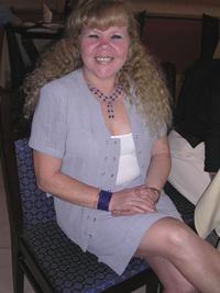 Patricia Sagués, Presidenta de la Agrupación de Secretarias de la Facultad de Odontología de la Universidad de Chile. 