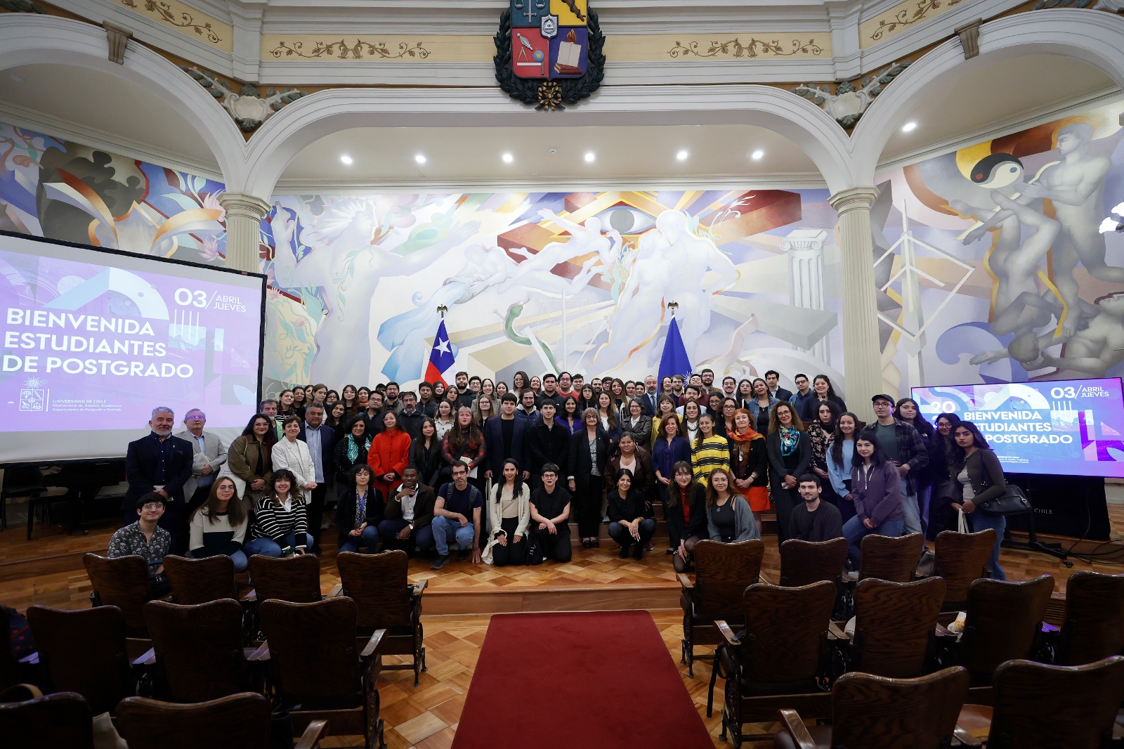 U. de Chile dio la bienvenida a su comunidad de estudiantes de ...