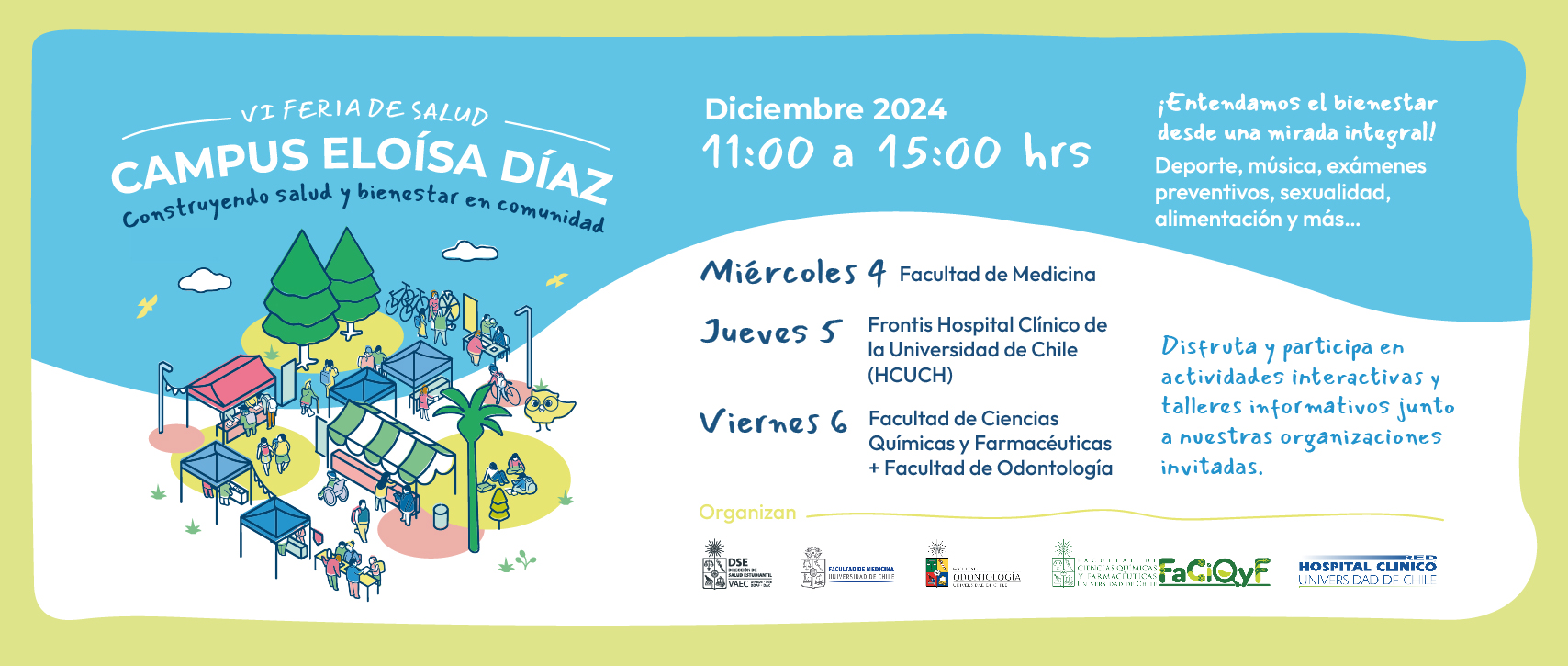 Afiche Feria Eloísa Díaz 2024