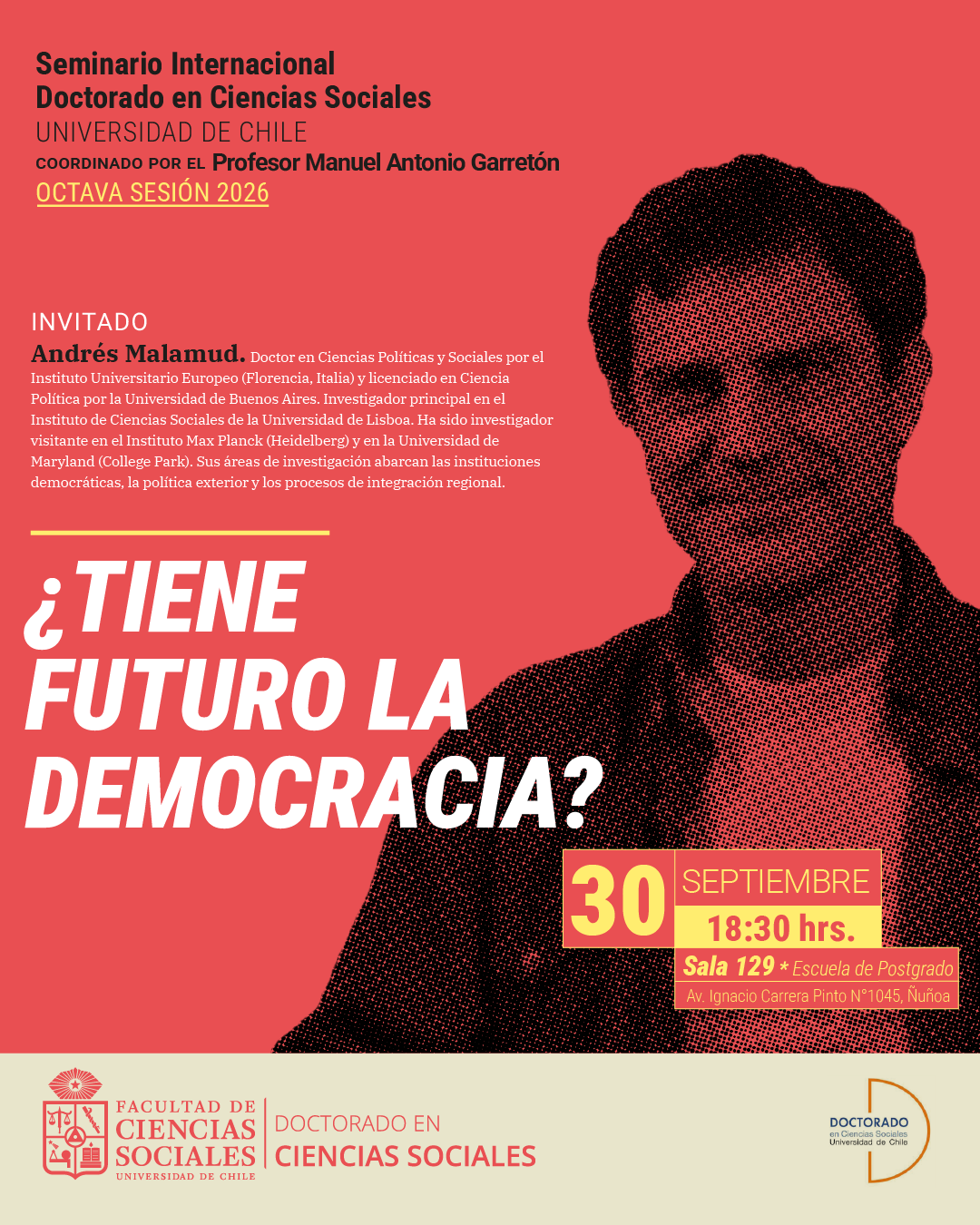 Octava sesión Seminario Internacional Doctorado en Ciencias Sociales.