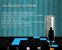 Claudia Rivera, Valeria Radrigán, Kjesed Faundes y Mónica Acevedo conforman el elenco de "La decisión de Elena".