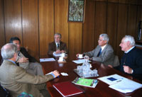 Las autoridades de la Universidad de Córdoba, Dr. José Luis Ayuso y Dr. Miguel Angel Herrera.  