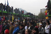 Más de cien mil personas marcharon por la educación en Santiago