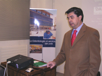 Prof. Dr. Luis Felipe Jiménez, Director de Relaciones Internacionales de la Facultad de Odontología de la Universidad de Chile.