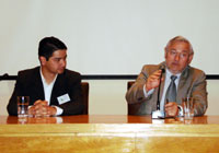 Alejandro Keller y Eugenio Figueroa presentaron una perspectiva empresarial y económica.