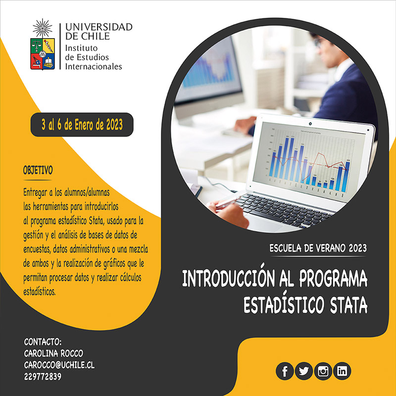 Introducción Al Programa Estadístico Stata - Universidad De Chile