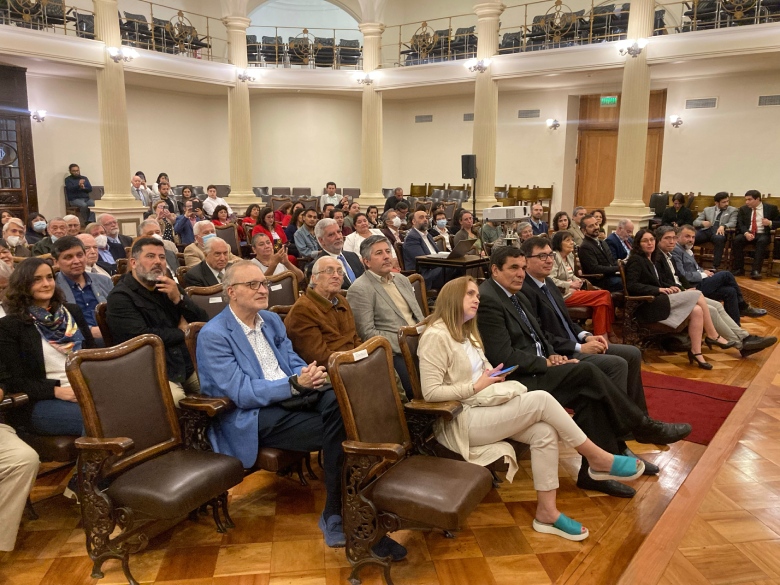 Ceremonia 70 años de las Facultad de Ciencias Forestales en la Casa Central de la U, de Chile.