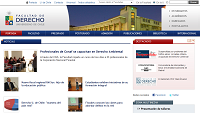 Sitio web de la Facultad de Derecho