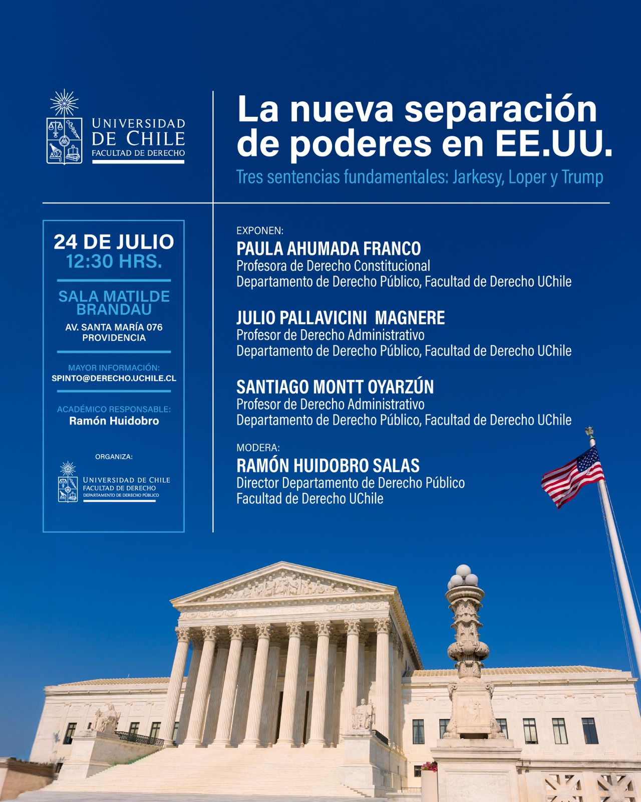 Seminario La nueva separación de poderes en EE.UU. - Universidad de Chile