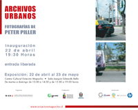 La exposición "Archivos Urbanos" se inaugura este jueves 22 de abril, a las 19:30 horas, en la Sala Joaquín Edwards Bello del Centro Cultural Estación Mapocho.
