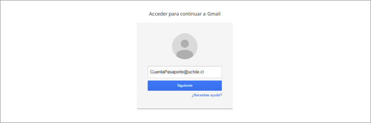Correo corporativo: cambio en inicio de sesión - Universidad de Chile