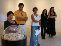 Una emotiva ceremonia de cierre tuvo el curso de capacitación a quince artesanos de la Región de Antofagasta y que se llevó a cabo entre el 8 y el 15 de enero en el Departamento de Artes Visuales.
