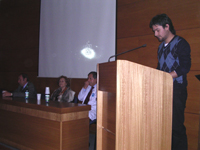 Gonzalo Báez, Presidente del Centro de Estudiantes de Odontología.