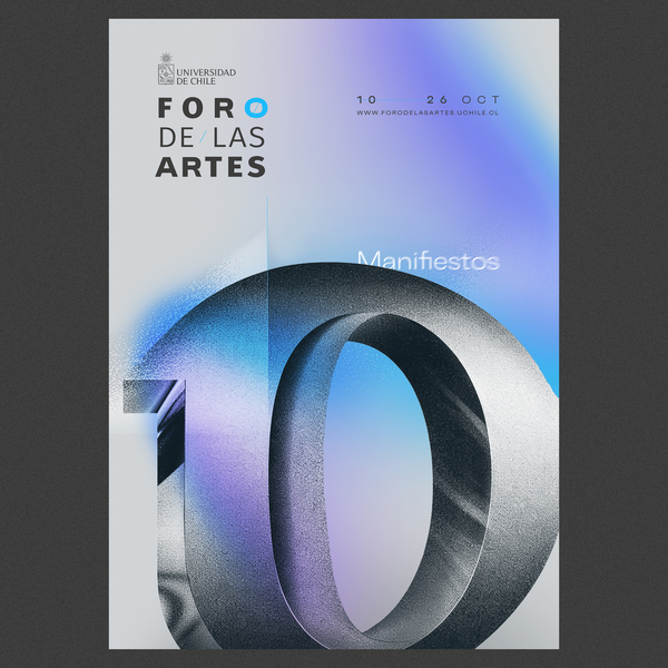 Afiche 10° Foro de las Artes