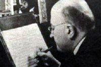 Domingo Santa Cruz Wilson, columna vertebral de la institucionalidad cultural chilena de la primera mitad del siglo XX, impulsó la creación de una Orquesta nacional.