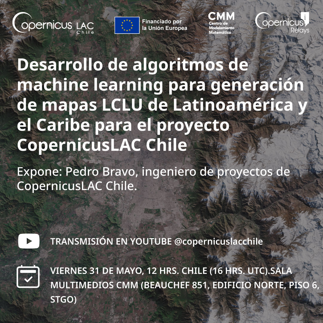 Desarrollo de algoritmos de machine learning para generación de mapas LCLU de Latinoamérica y el Caribe para CopernicusLAC Chile