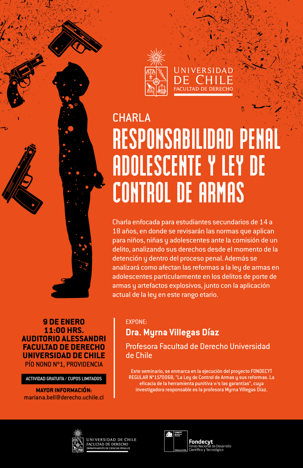 Charla "La responsabilidad penal adolescente y ley de control de armas"