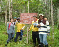 Los jóvenes realizaron excursiones por la Amazonía peruana.